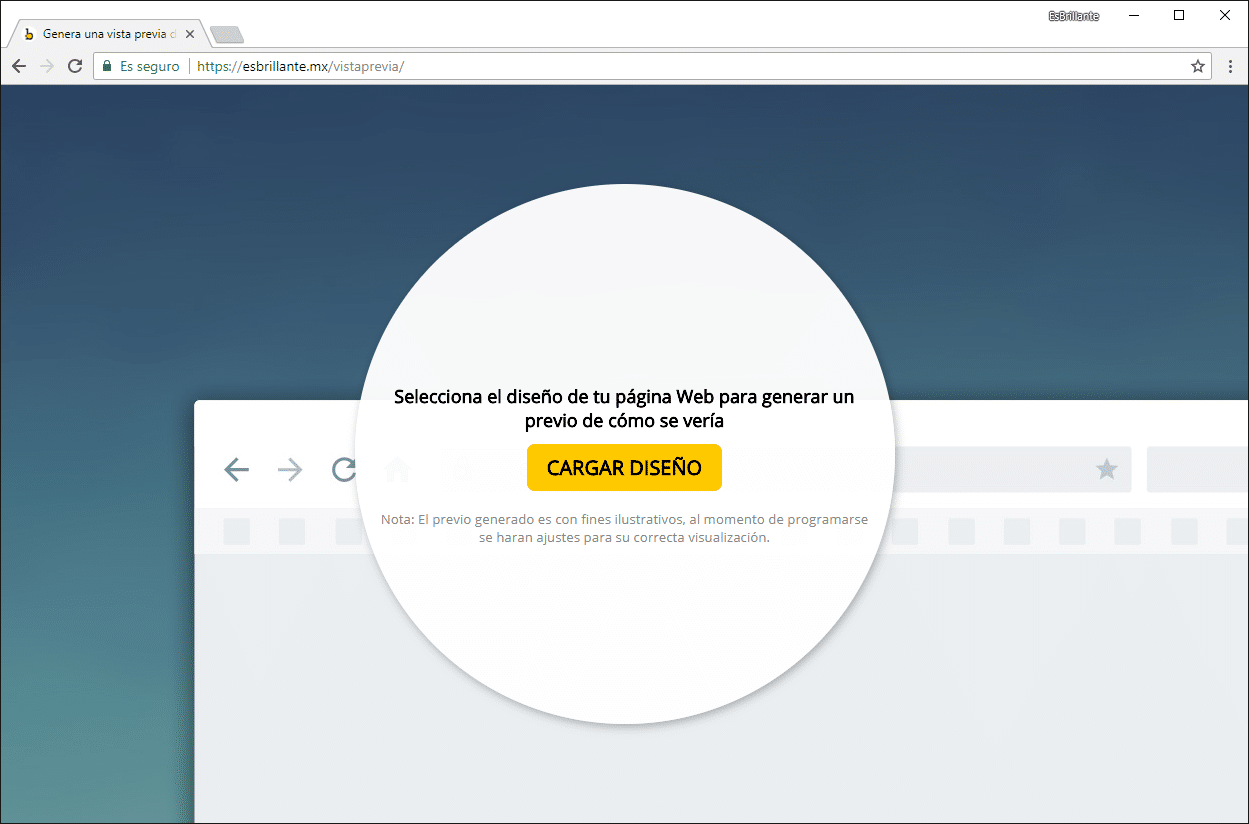 Tutorial: Generar una vista previa de mi página Web que está en formato JPG. 1