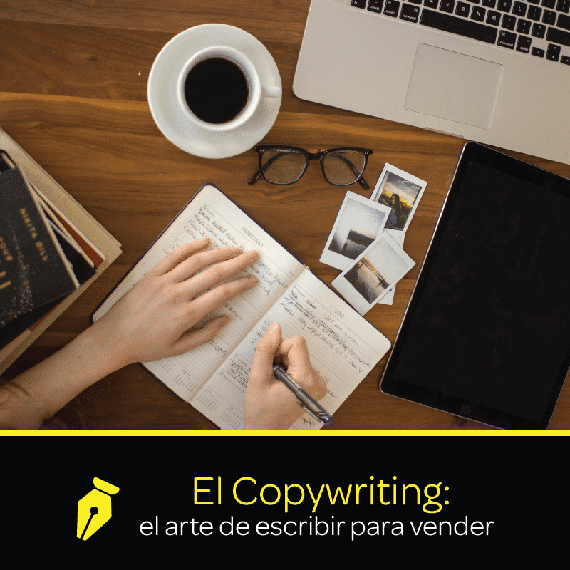 Copywriter trabajando