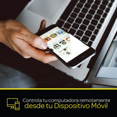 Controla tu computadora remotamente desde tu dispositivo móvil Controla tu computadora remotamente desde tu dispositivo móvil