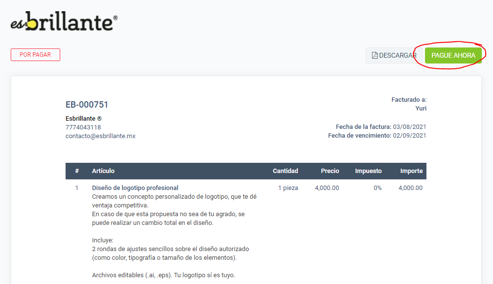 Cómo pagar con el CRM 3