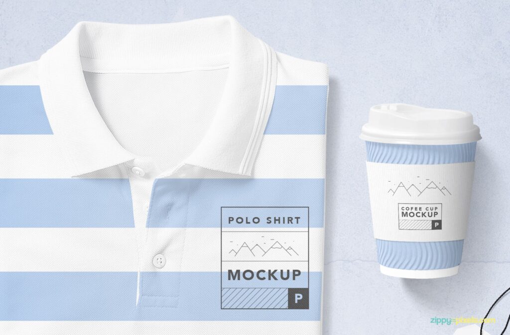 17 Maravillosos mock up de playeras o camisetas gratis 23 Mockup playera tipo polo