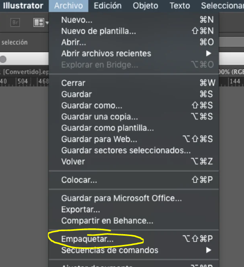 Cómo armar un empaquetado en illustrator 1