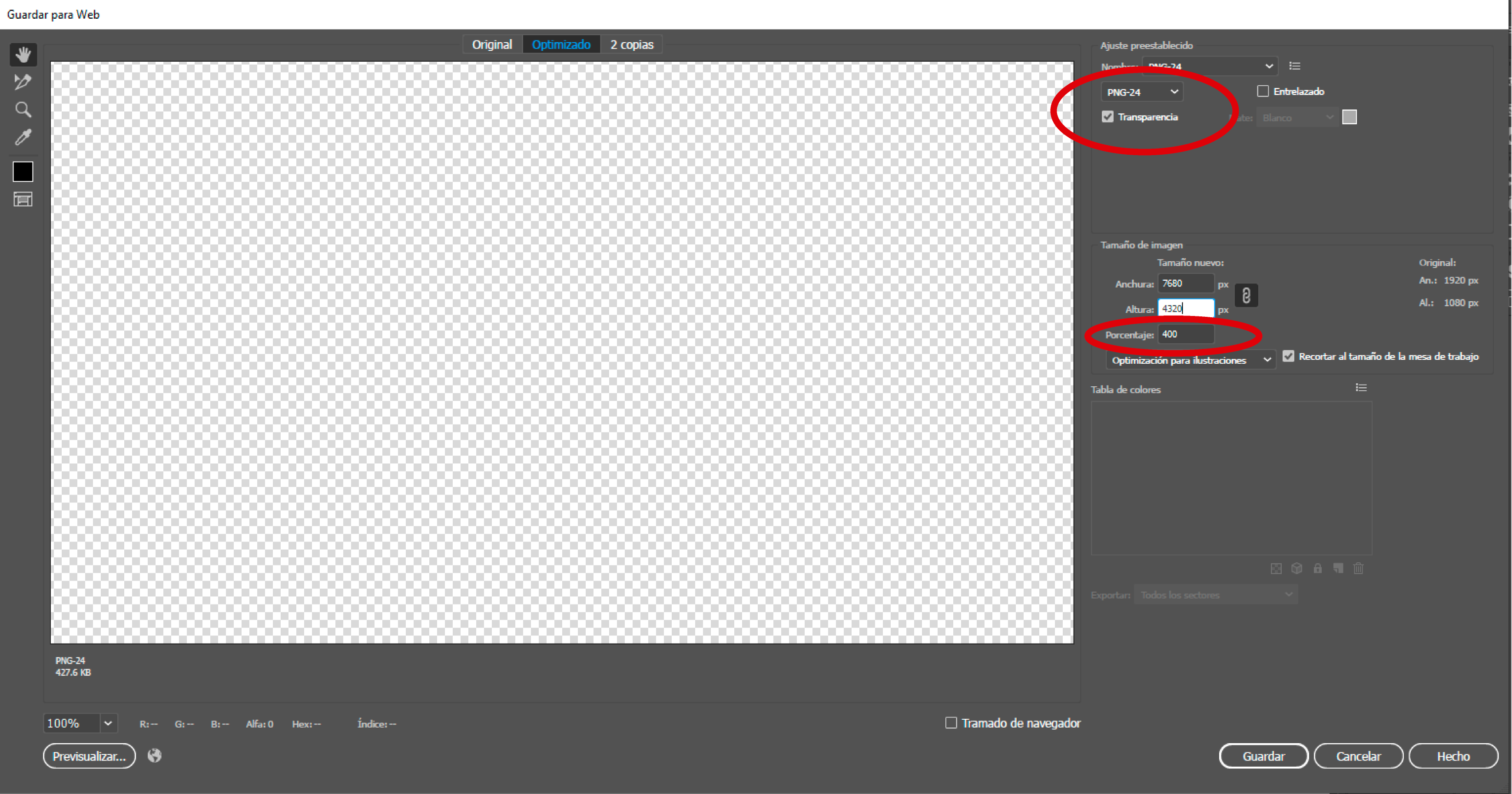 Cómo guardar imágenes más ligeras (optimizadas para móviles) 1