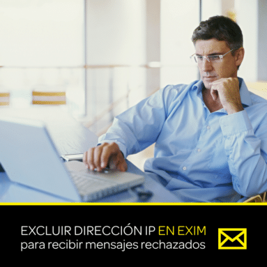 Excluir dirección IP en EXIM para recibir mensajes rechazados Excluir dirección IP en EXIM para recibir mensajes rechazados