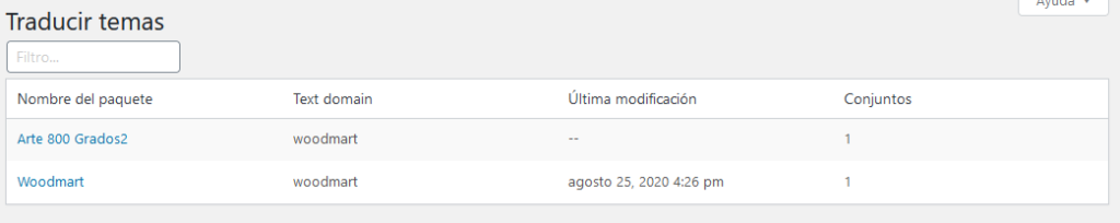 ¿Cómo traducir WoodMart al Español? 3