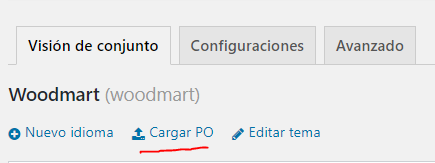¿Cómo traducir WoodMart al Español? 4