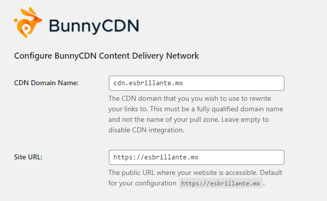 Configurar BunnyCDN en Wordpress 10